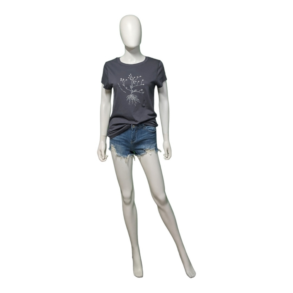 Universal Thread Charcoal Graphic Crew Neck T-Shirt M